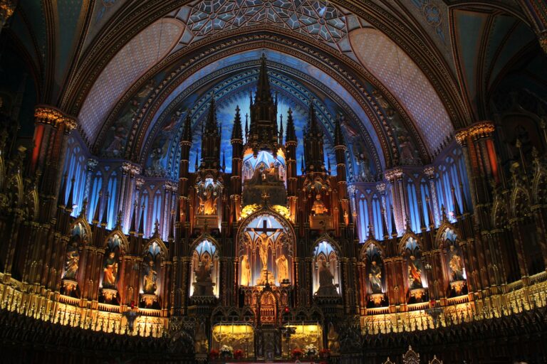 Low Angle Photography of Religious Catherdral